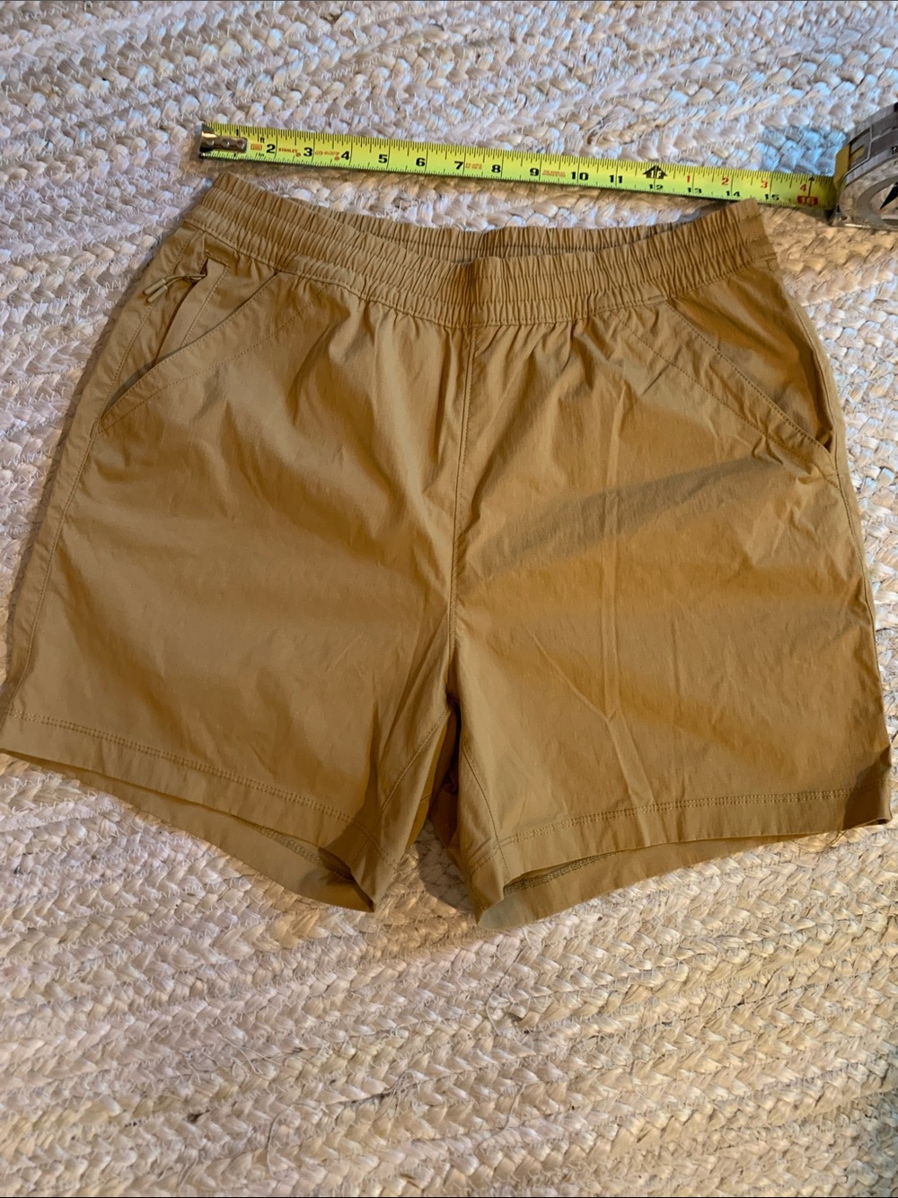 Duluth Trading Co Alaskan Hardgear Access Point Pull On Shorts - Mustard